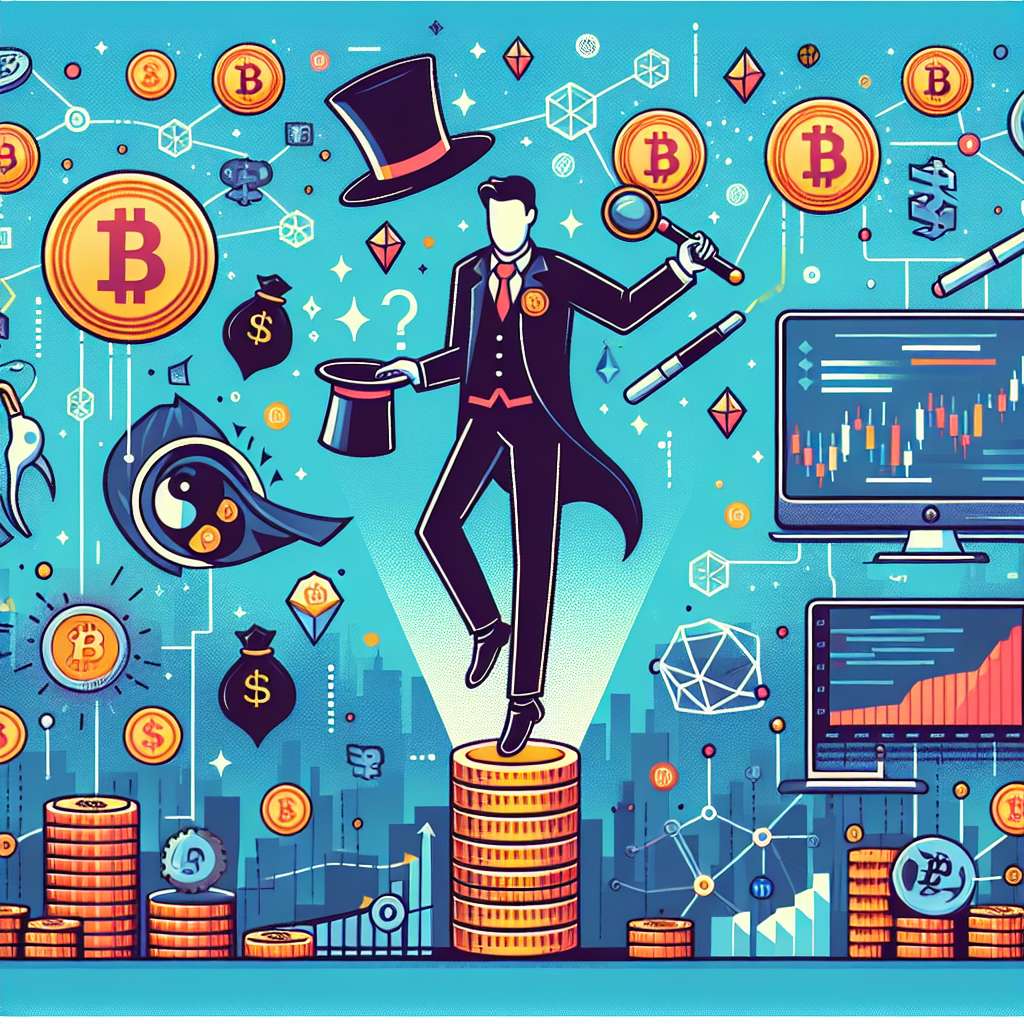 What are the magic tricks to explain the concept of cryptocurrency?