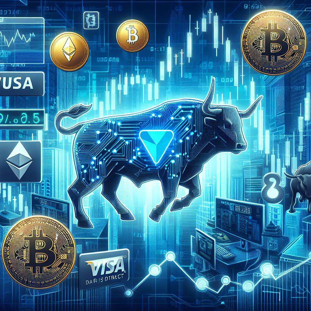 How does Visa's stock price today compare to other cryptocurrencies?