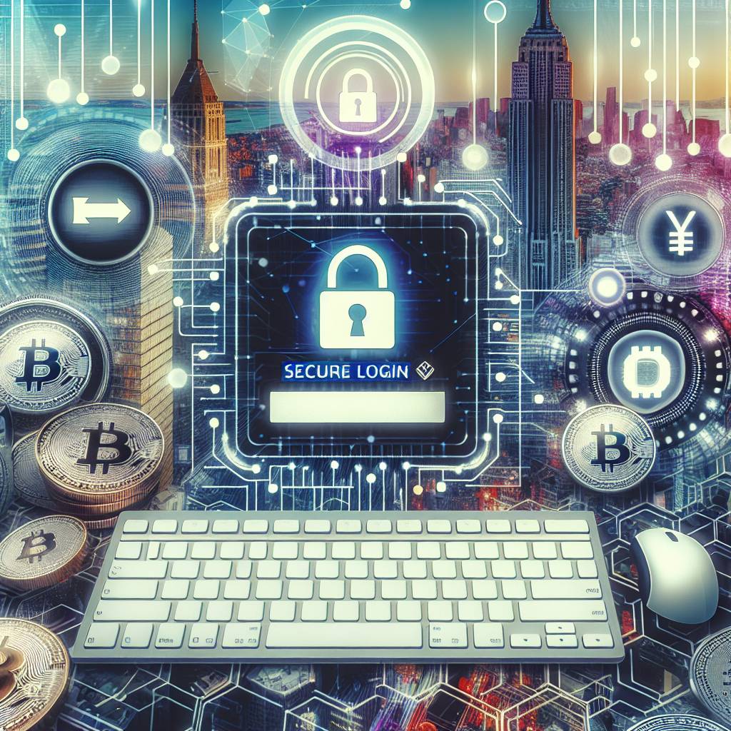 What are the best practices for secure login procedures in the world of digital currencies?