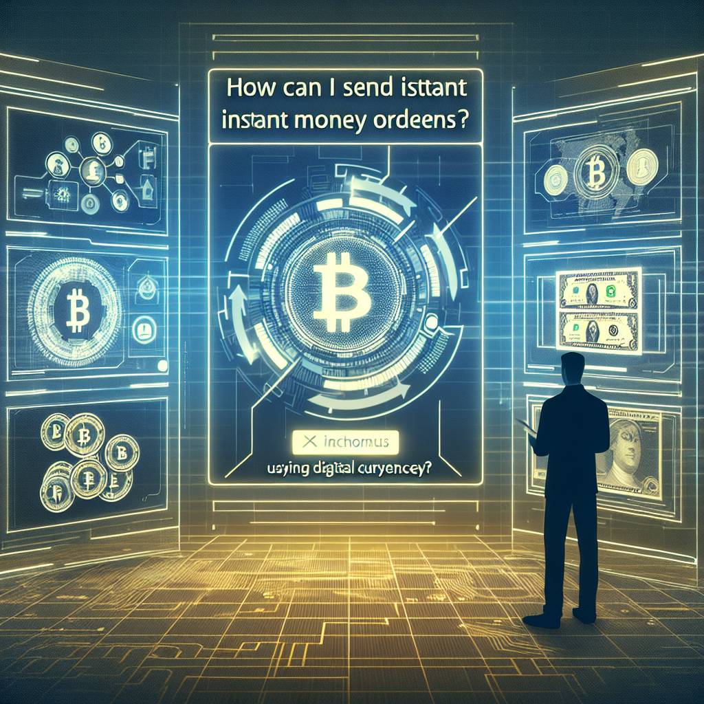 How can I send money instantly using cryptocurrencies?