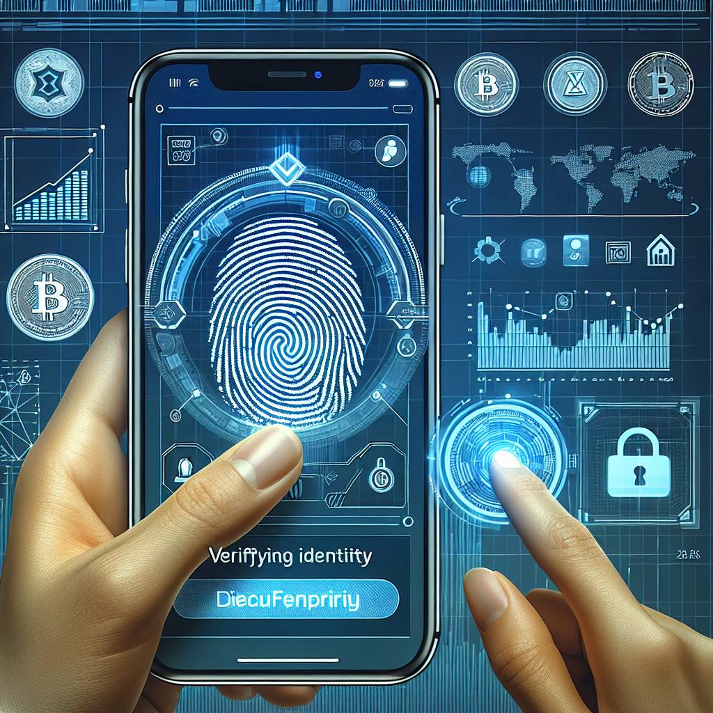 How can I verify my identity on iOS for cryptocurrency transactions?