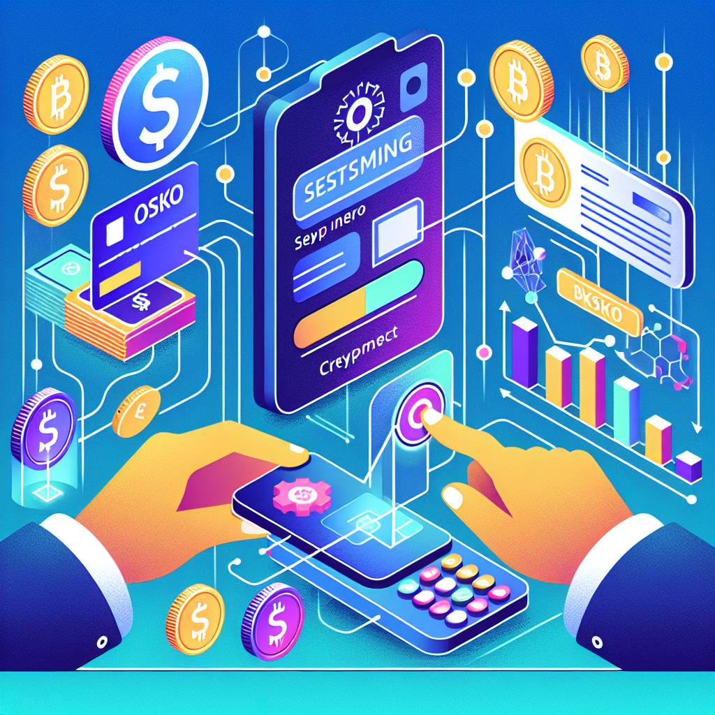 What are the steps to set up a Samsung wallet for trading cryptocurrencies?
