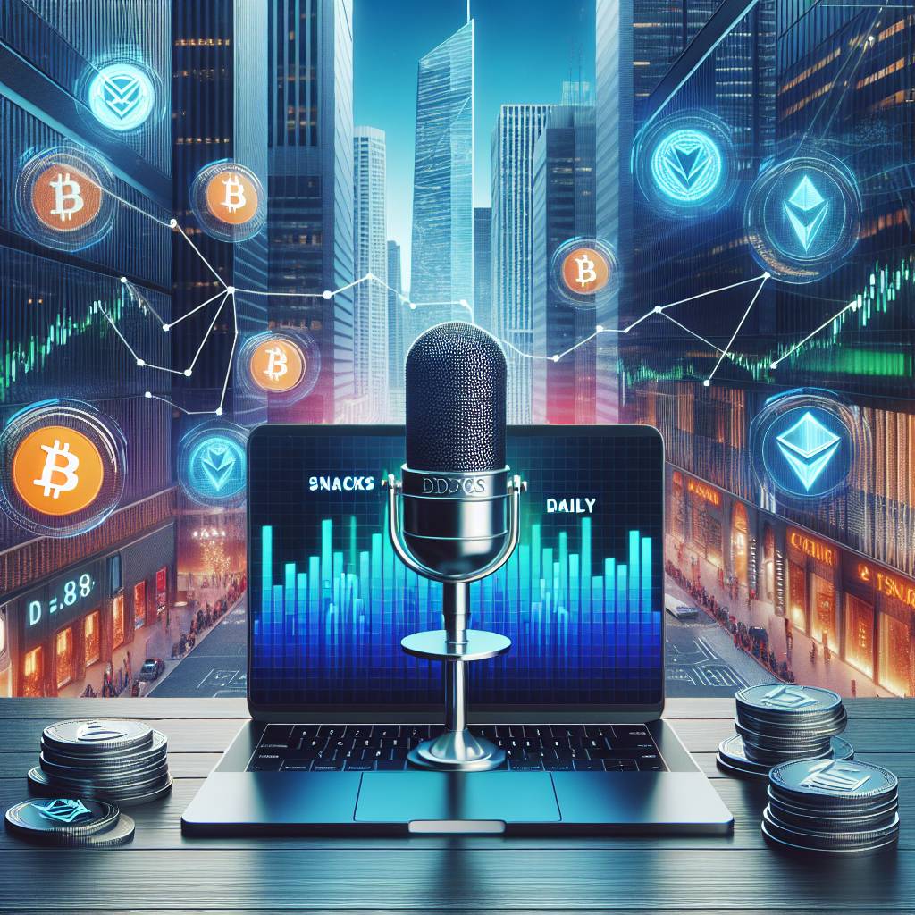 What are the latest cryptocurrency podcasts that talk about Snacks Daily?