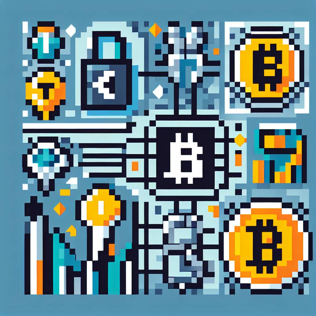 How can I create pixel art of famous cryptocurrency logos?