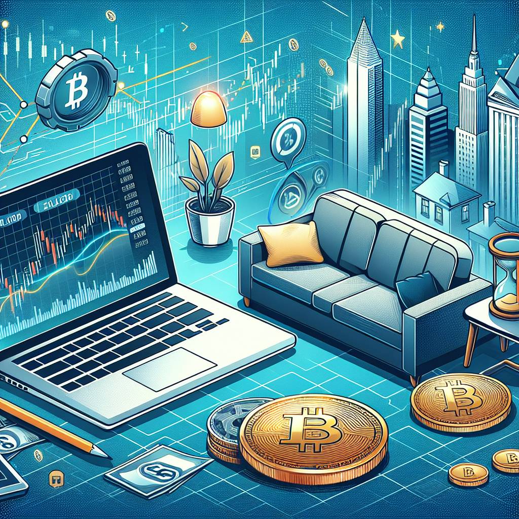 How can I generate money from home using cryptocurrency?