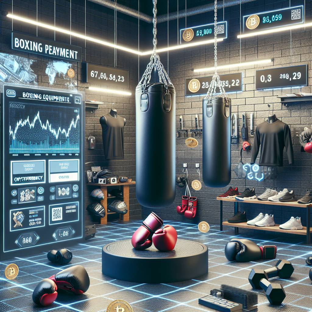 What are some boxing stores that allow you to pay with crypto?