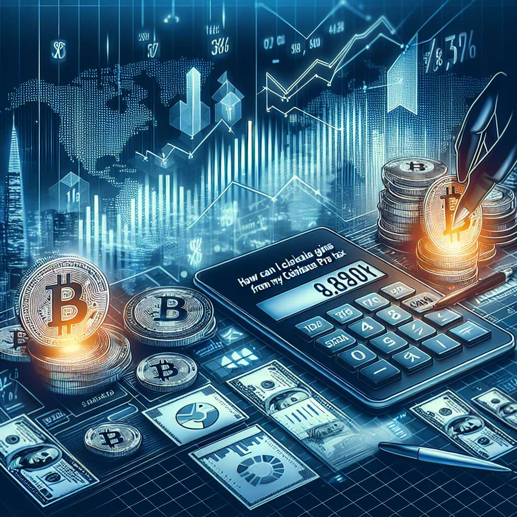 How can I calculate my capital gains or losses from cryptocurrency trading for tax purposes?