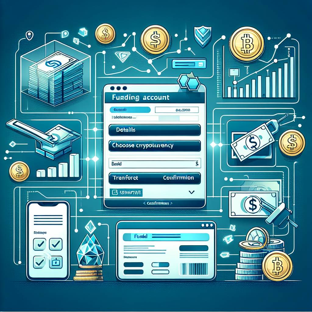 What are the steps to fund a trading account on a cryptocurrency platform?