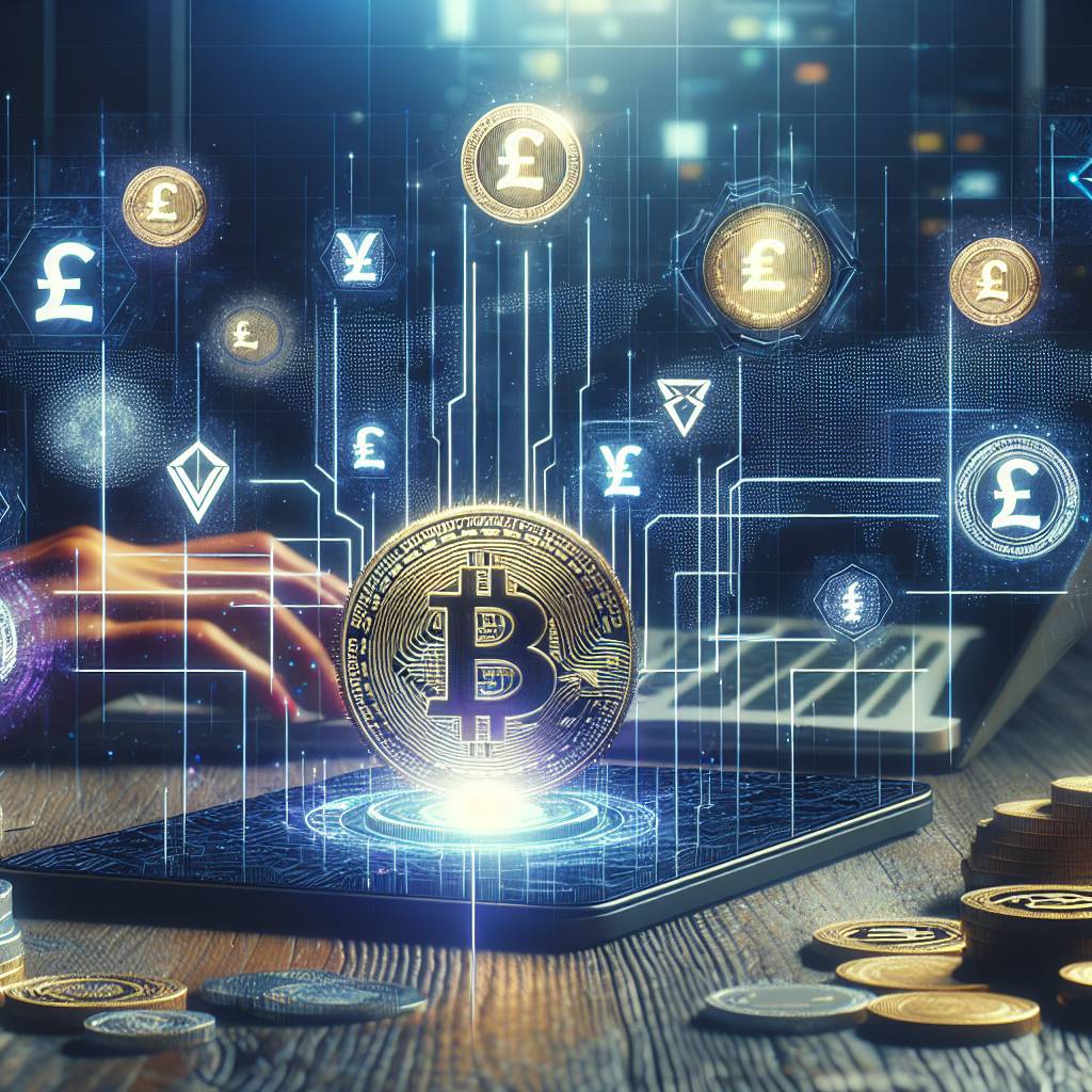 How does the value of the British pound sterling affect digital currencies?