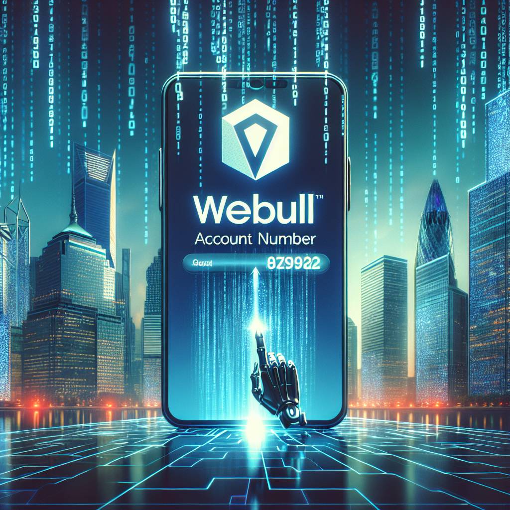 What is the significance of my webull account number in the world of digital currencies?