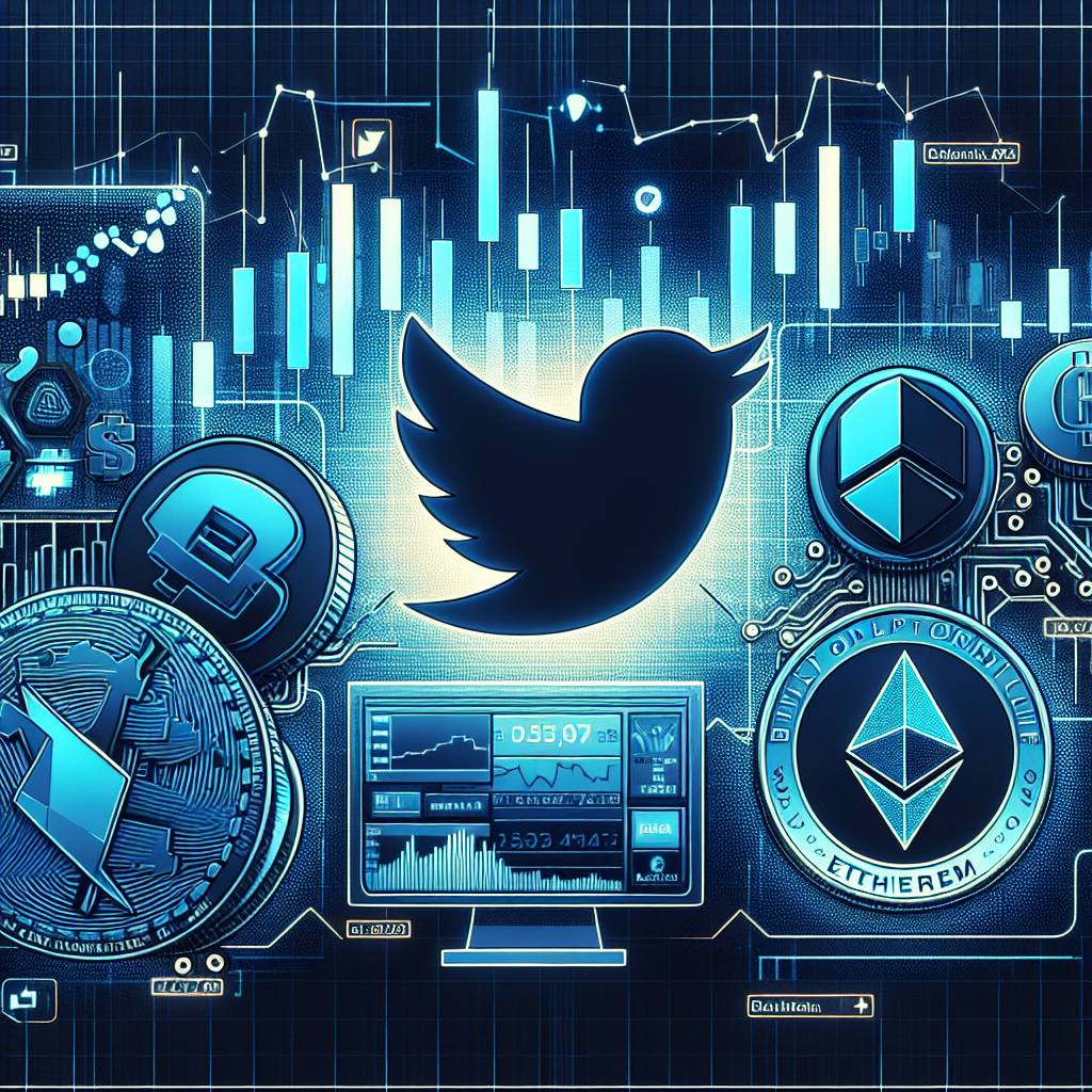 How can I track the price of cryptocurrencies on Twitter?