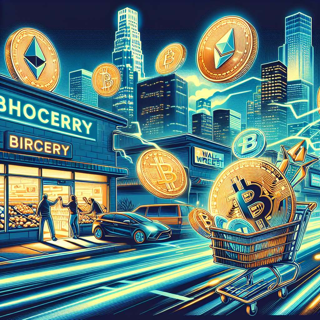 What are the most popular altcoins accepted by merchants near Plaza Mall Bakersfield?