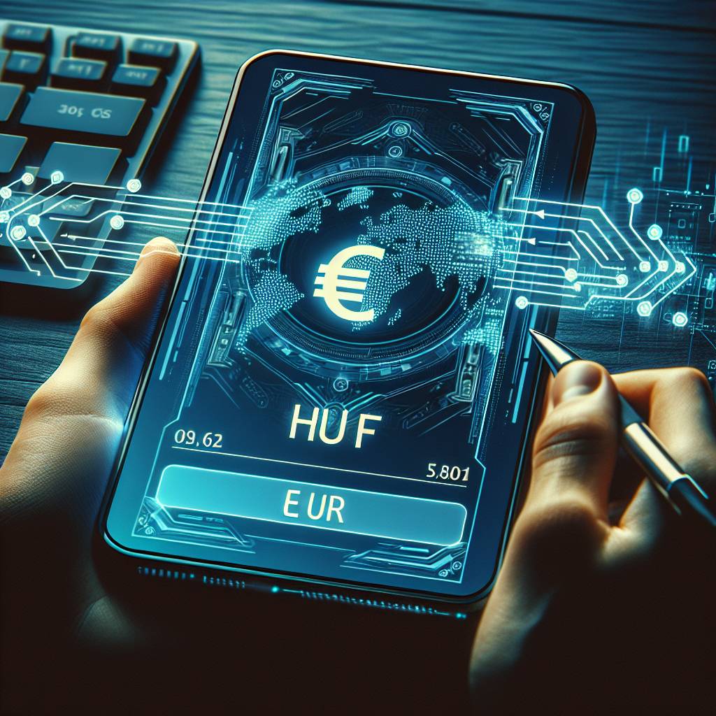 How can I convert HUF to EUR using a digital currency exchange?