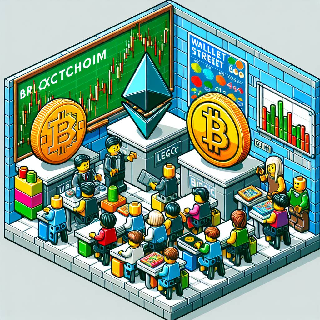 How can I use Lego blocks to teach my kids about cryptocurrency?
