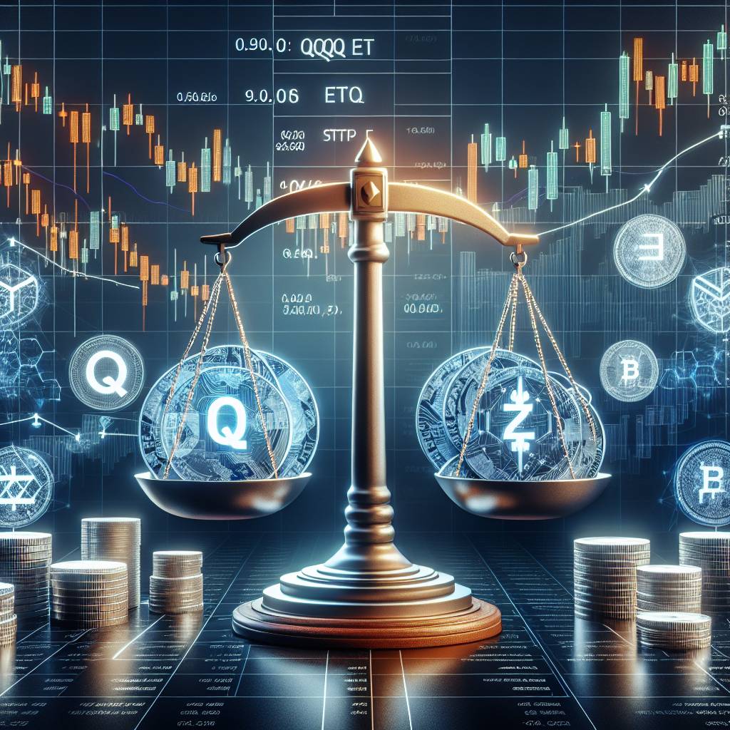 What are the advantages and disadvantages of investing in Invesco QQQ stock versus cryptocurrencies?