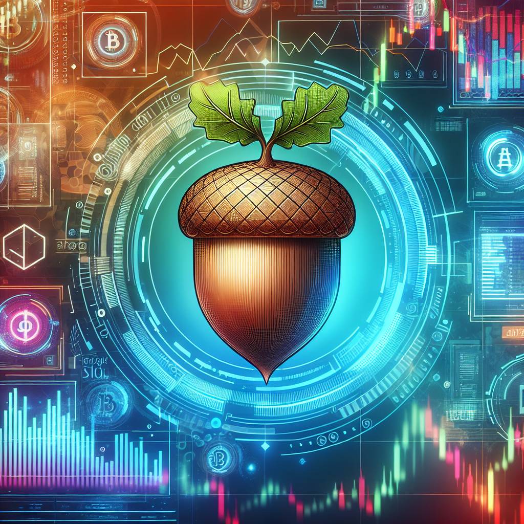 What are the potential benefits of using Acorns for investing in digital currencies?