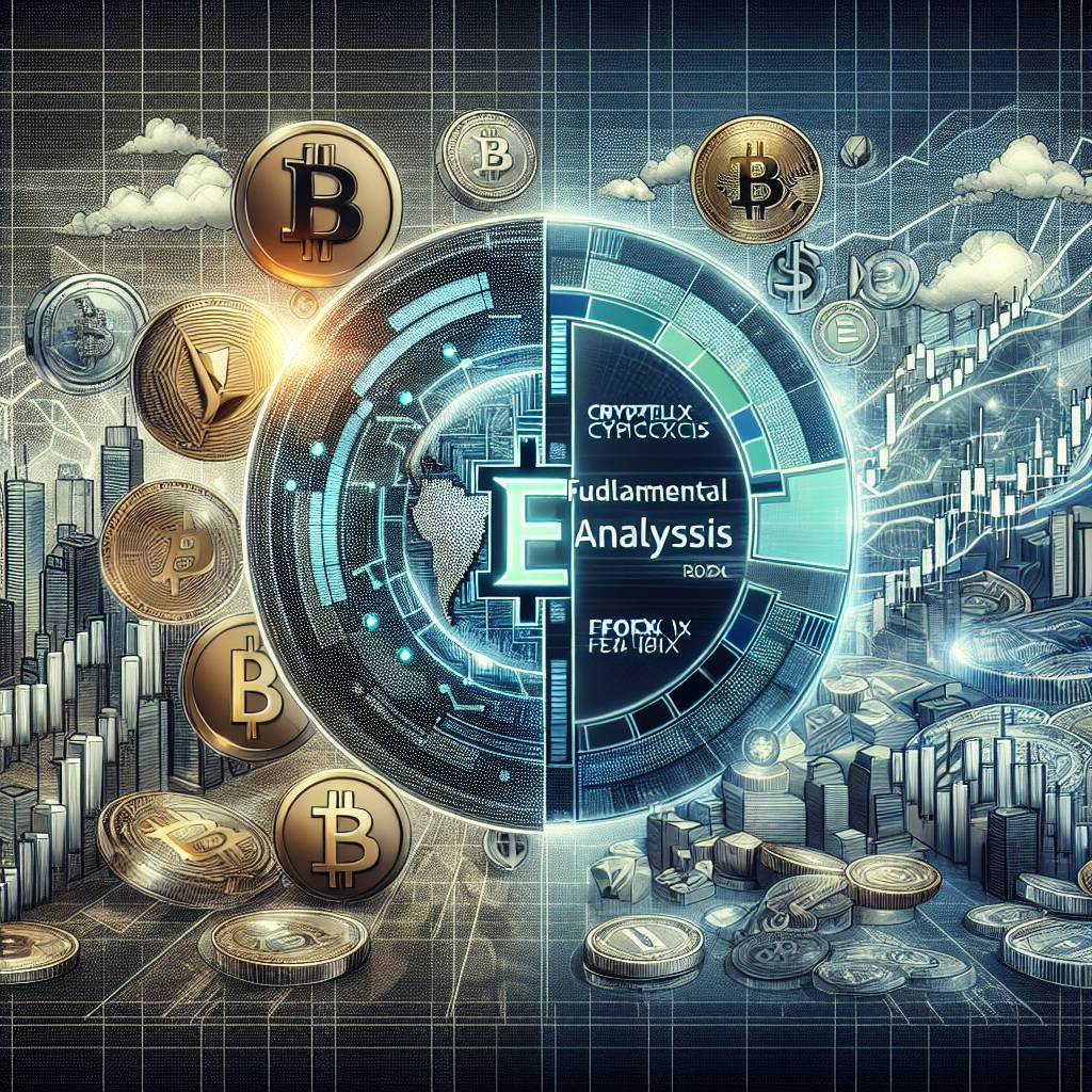 What are the main differences between fundamental analysis in traditional investments and in the cryptocurrency market?