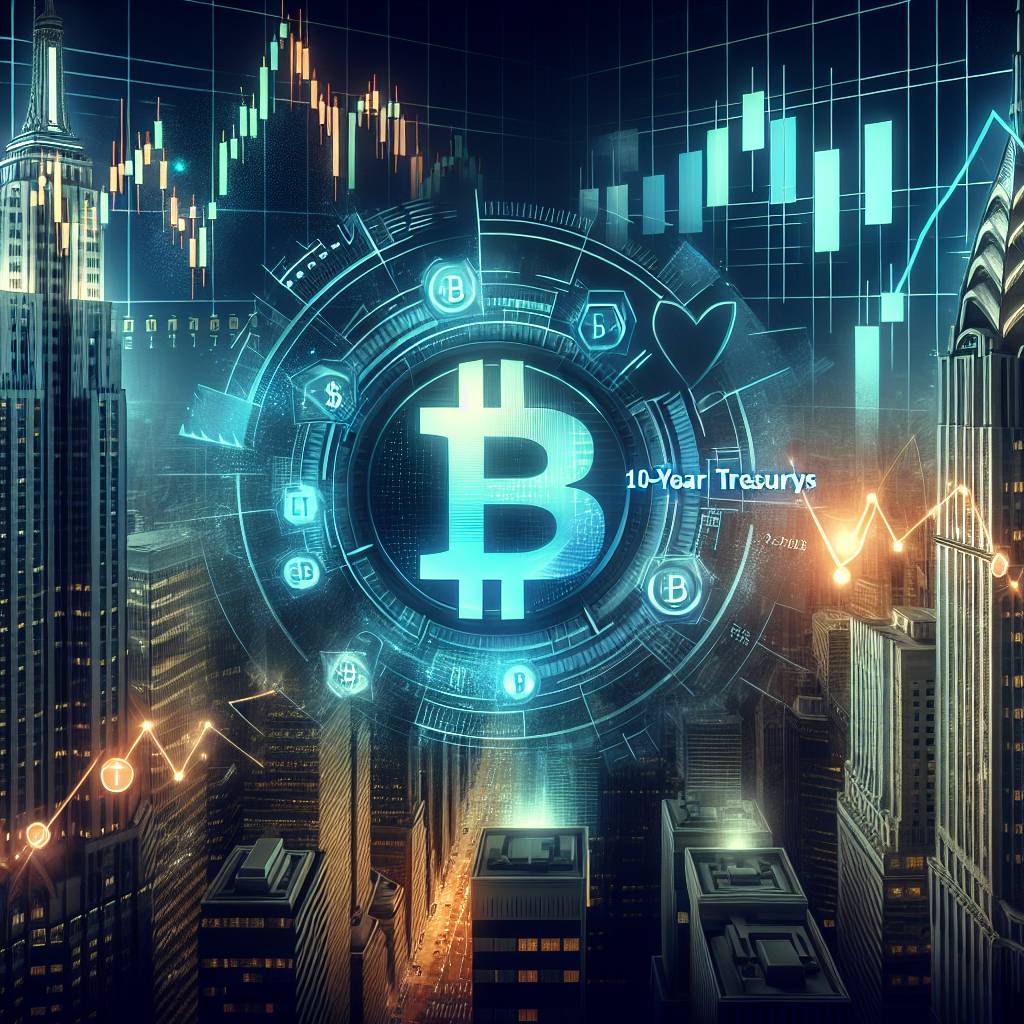 Are there any correlations between the performance of 10-year t-note futures and the value of cryptocurrencies?