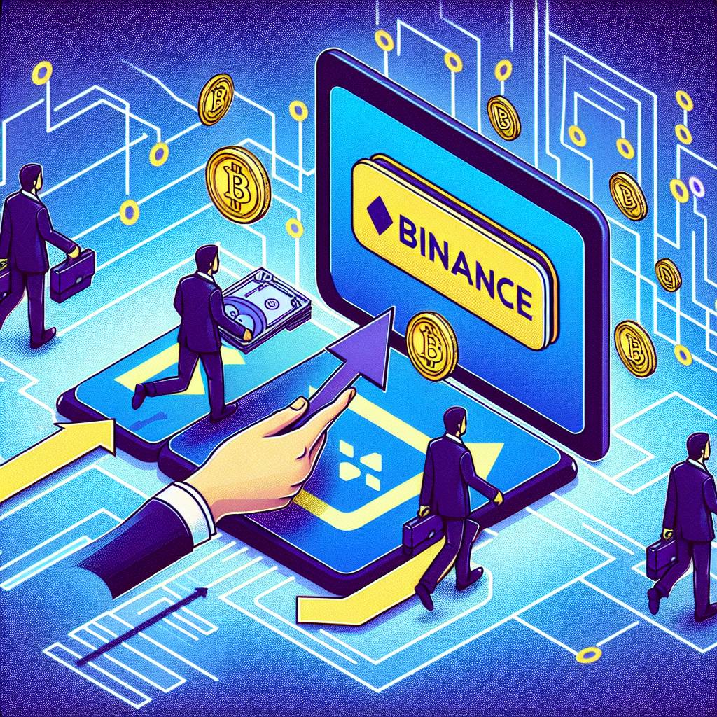 What is the process of buying bitcoins on Binance?