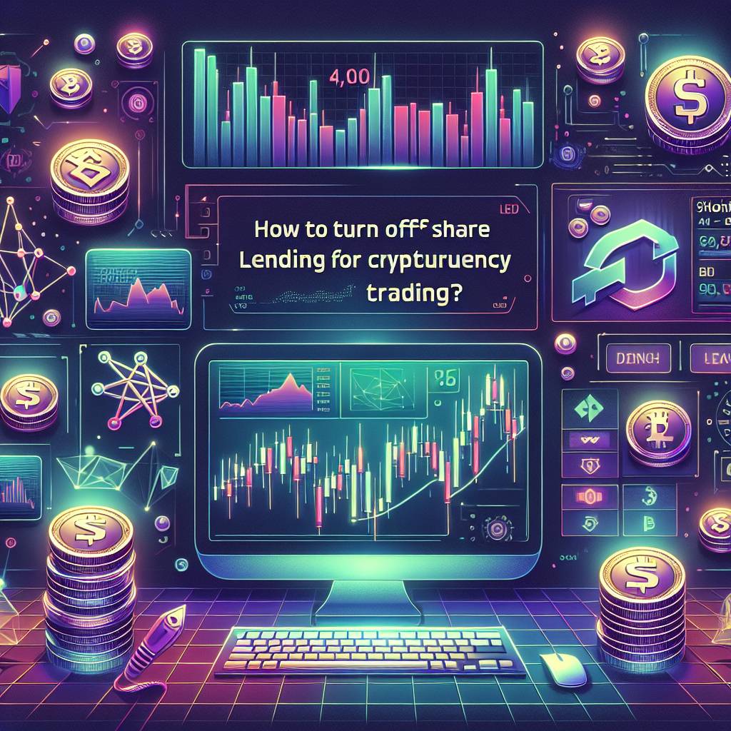 How to turn off share lending on Robinhood for cryptocurrency trading?