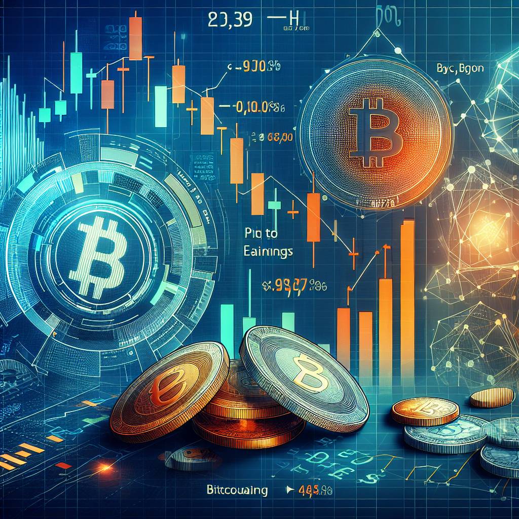 How does the price to earning ratio affect the valuation of digital currencies?