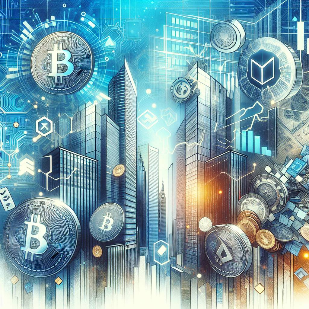 How does the conflict between traditional financial institutions and cryptocurrencies affect the market?