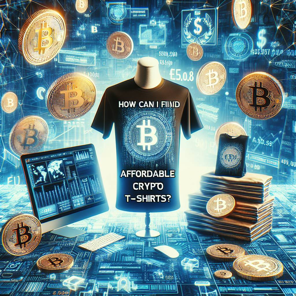 How can I find high-quality crypto shirts that are affordable?