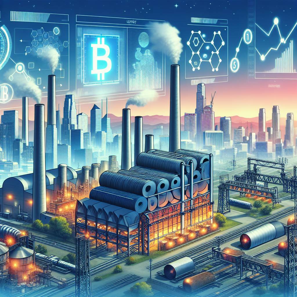 What impact does the US Midwest domestic hot-rolled coil steel industry have on the cryptocurrency market?