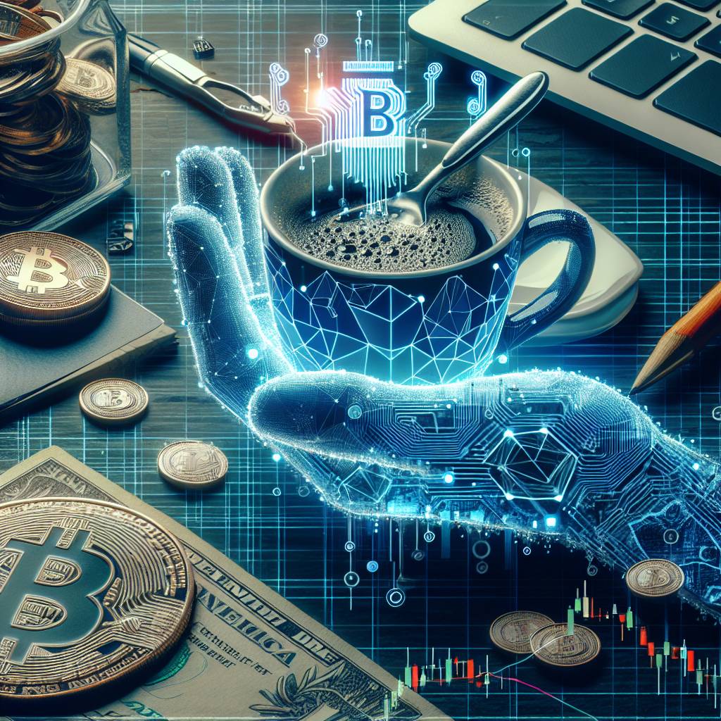How can I use the cup & handle pattern to identify potential trading opportunities in the cryptocurrency market?