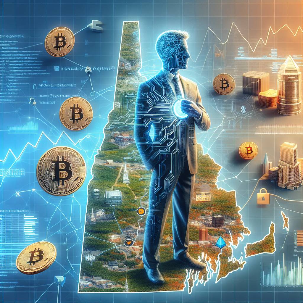 How has Bruce Fenton's presence in New Hampshire helped to promote the adoption of cryptocurrencies?