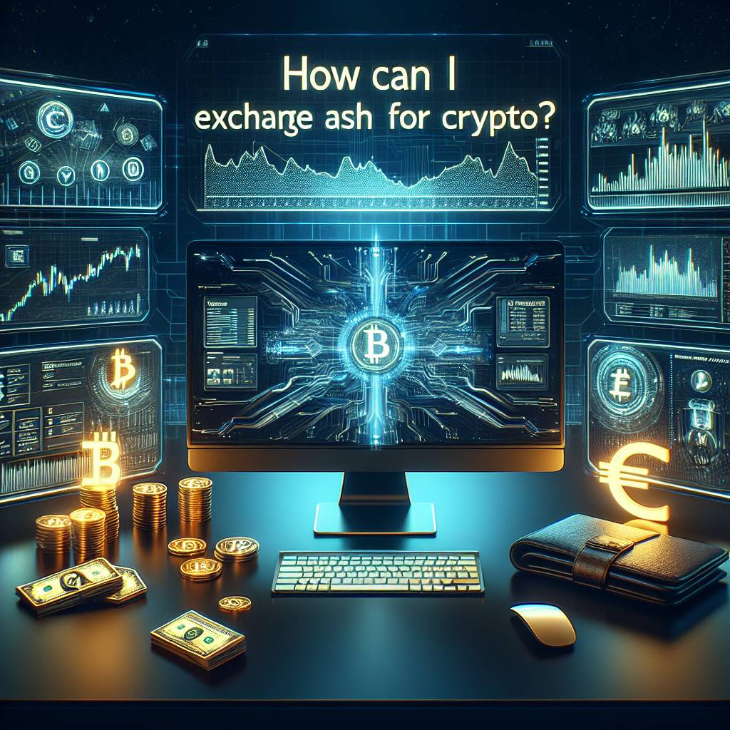 How can I exchange cash for cryptocurrency?