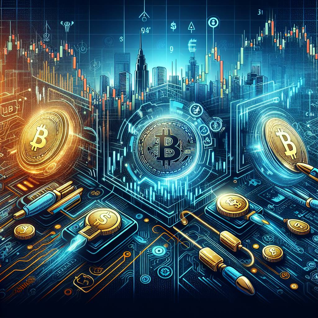 Which digital currencies have the highest potential for profit when using put and call options with the same strike price?