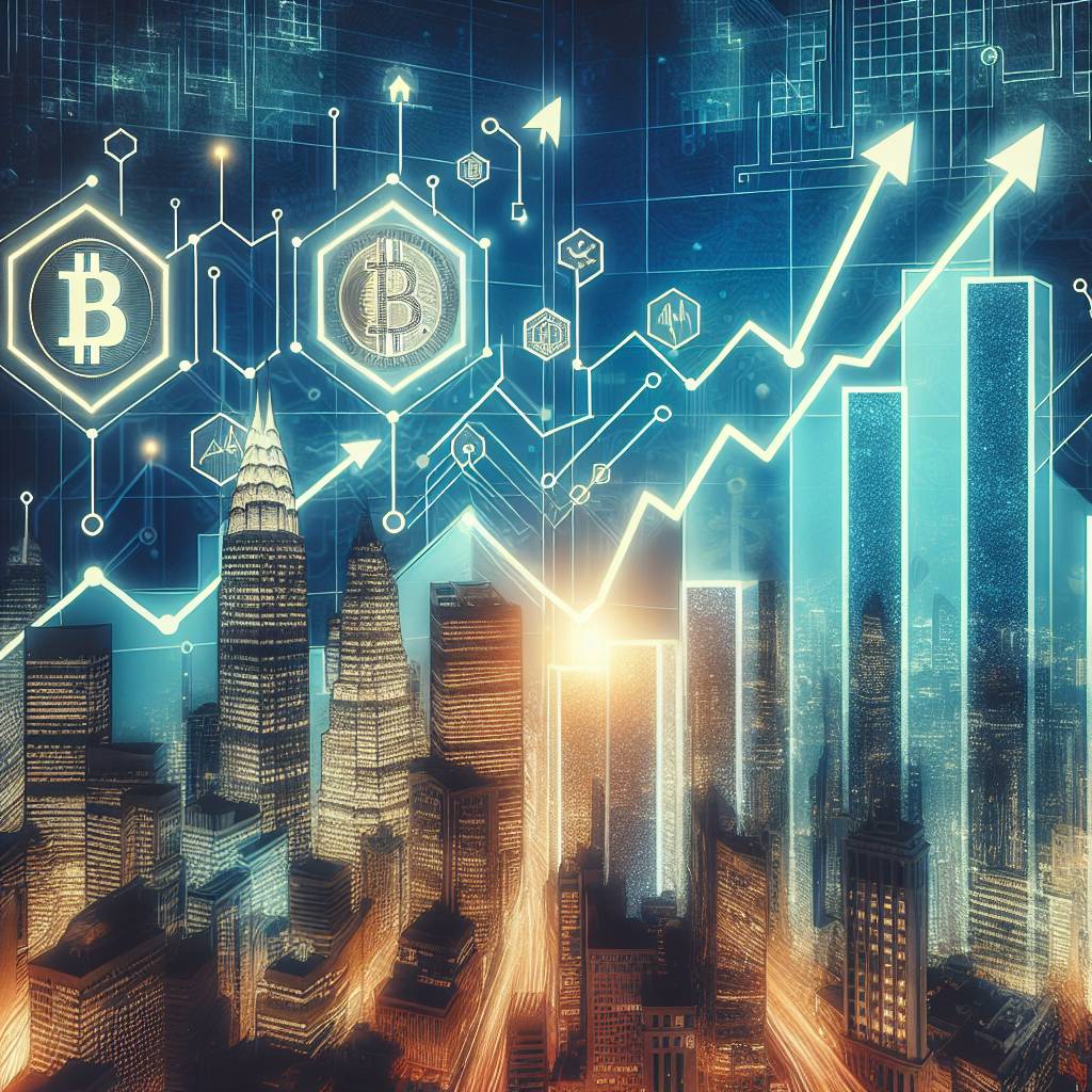 Can a positive relationship between two variables be used to predict future trends in the cryptocurrency market?