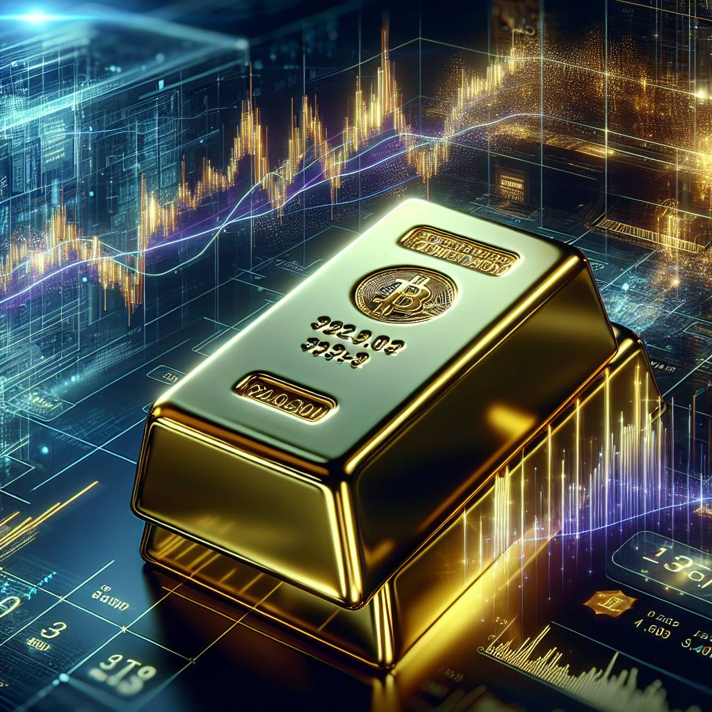 What is the current value of a solid gold bar in the cryptocurrency market?