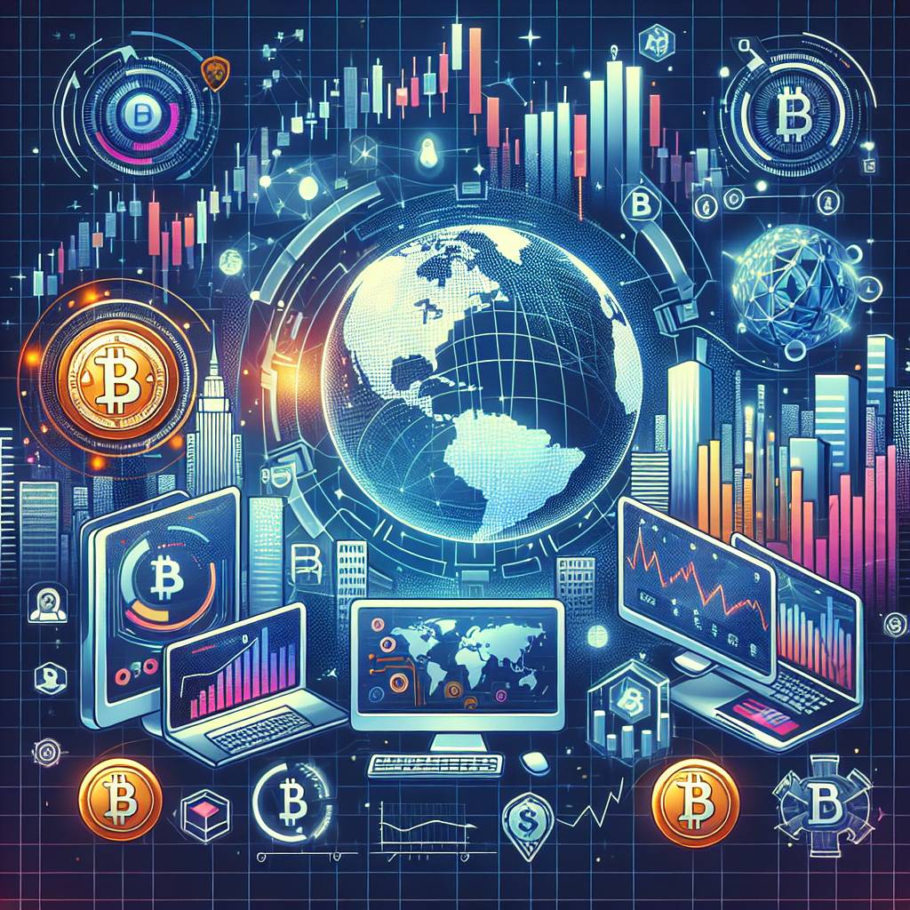 How can I use a financial research platform to track and predict trends in the cryptocurrency market?