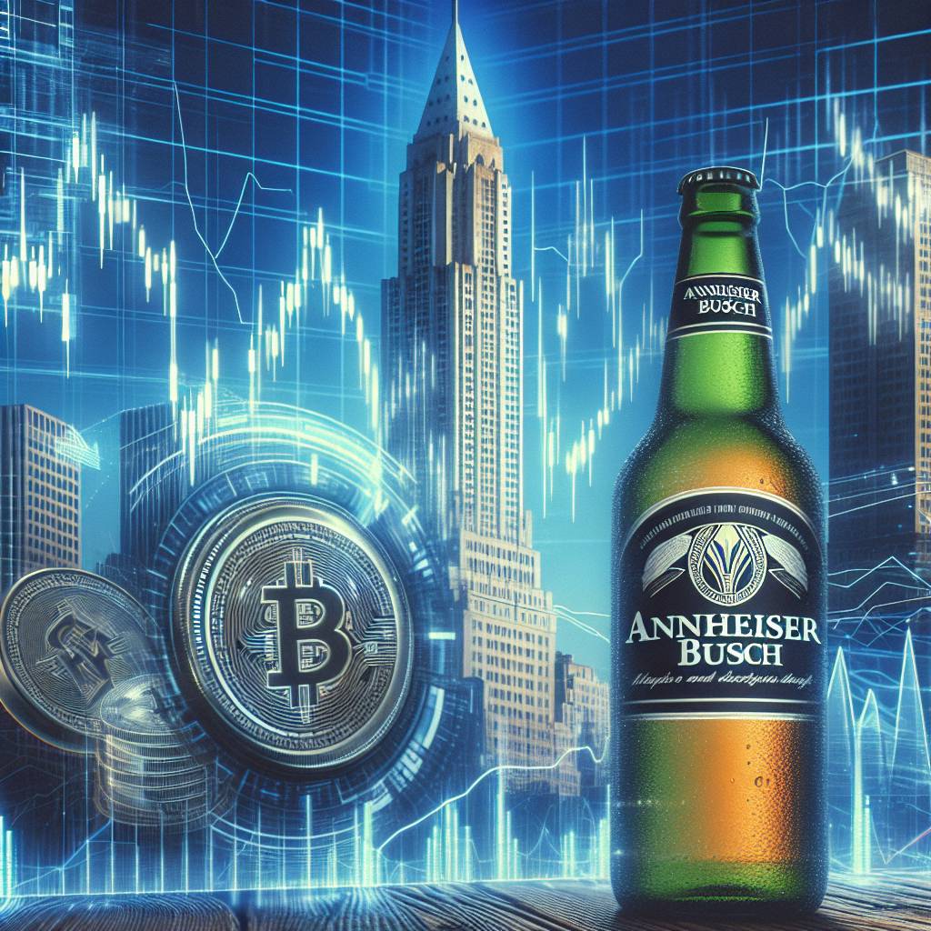 How does Anheuser Busch being publicly traded affect the investment opportunities in the cryptocurrency industry?