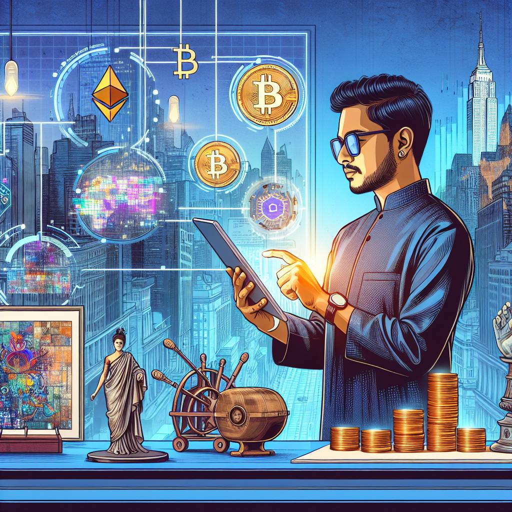 How can digital art be used in the world of cryptocurrencies?