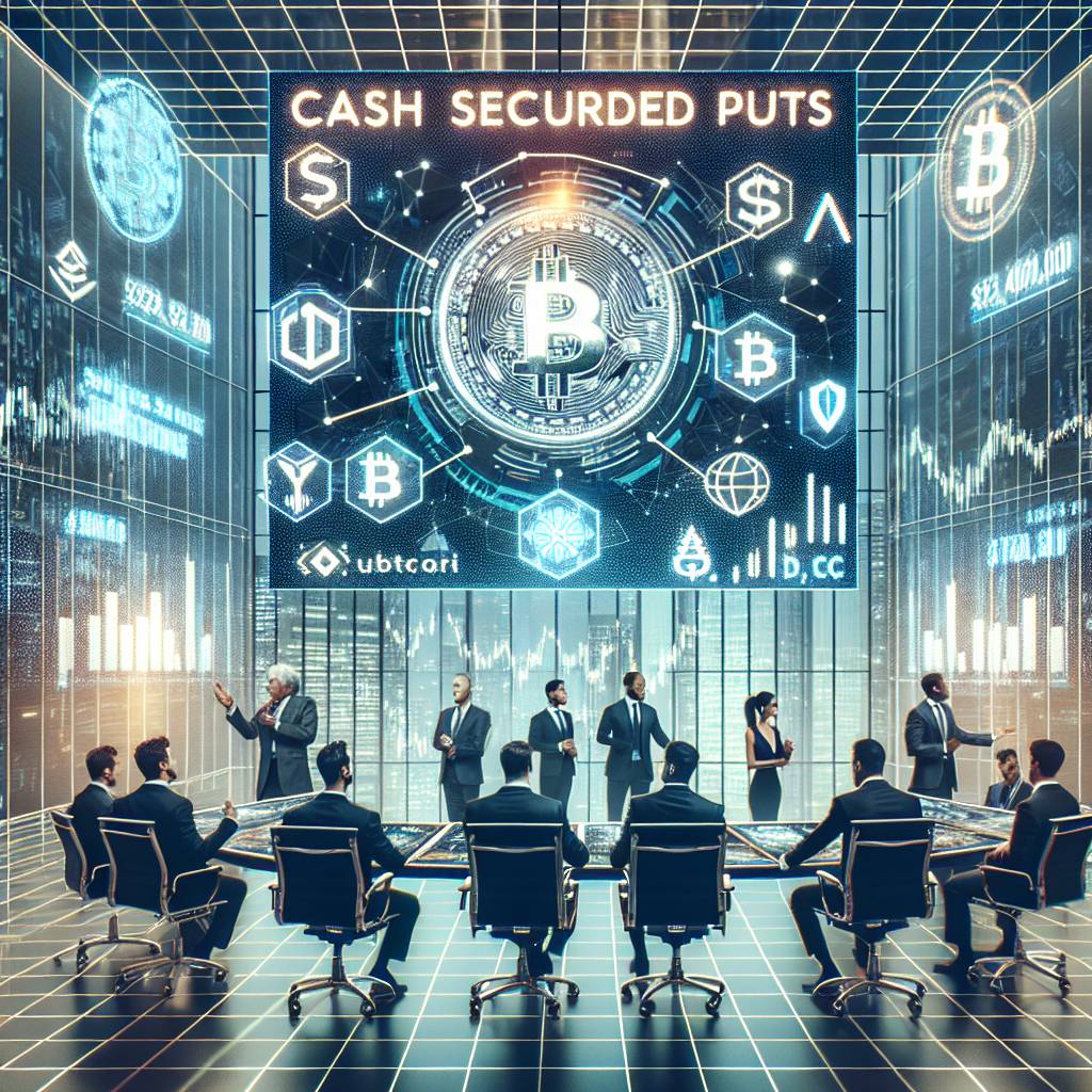 Which platforms allow me to sell cash secured puts for cryptocurrencies?