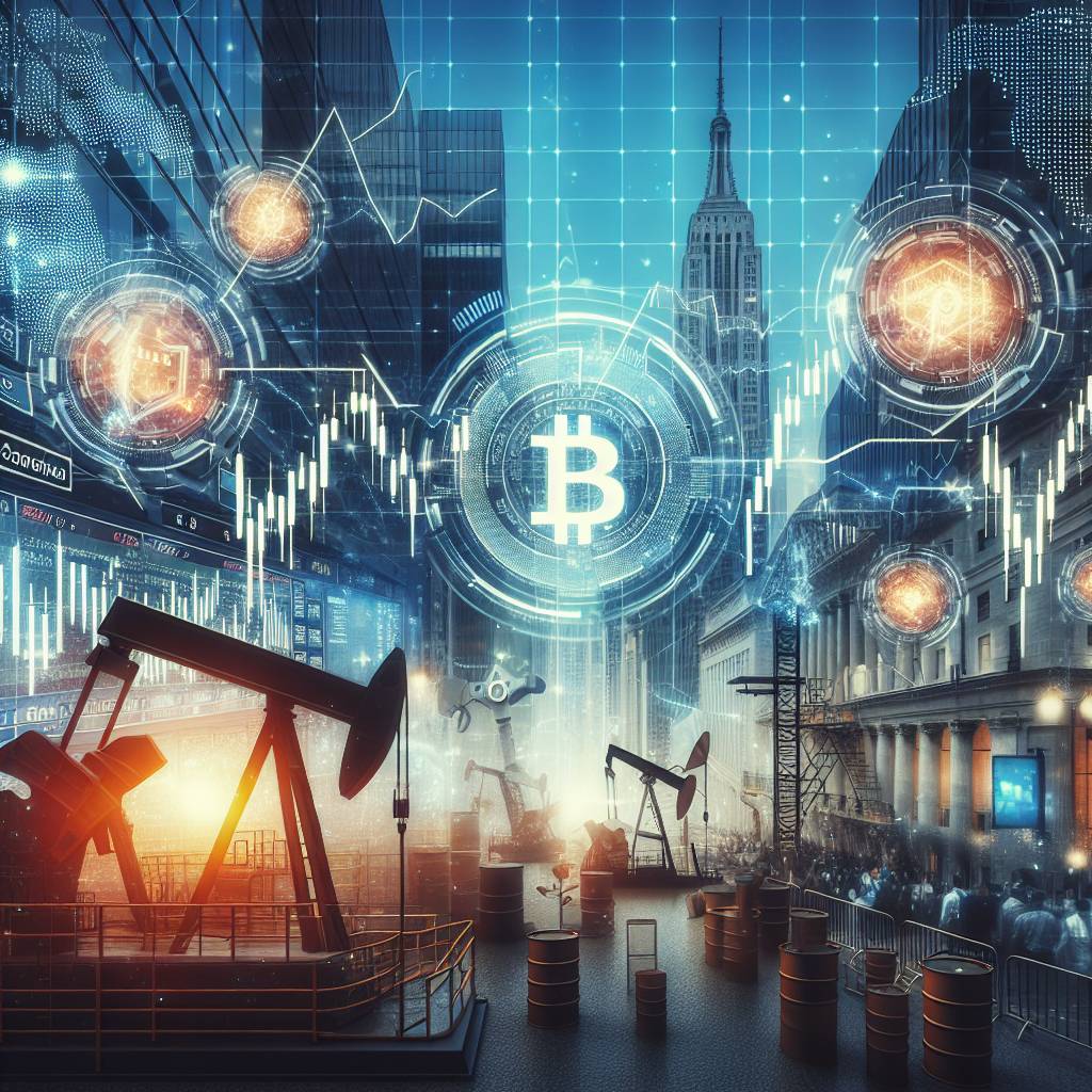 How can I track live oil markets for cryptocurrencies?