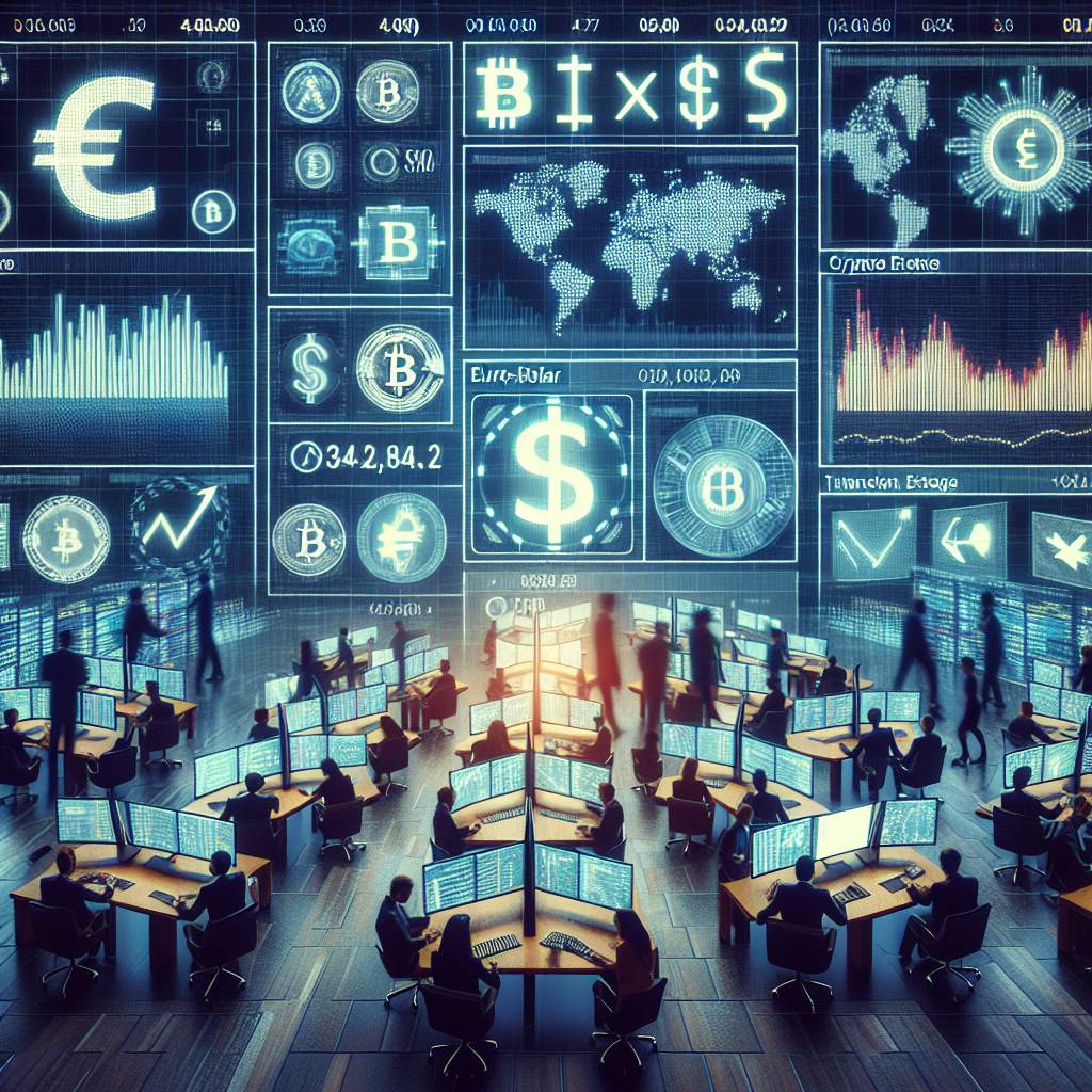 Where can I find real-time updates on the euro to dollar exchange rate in the crypto market?