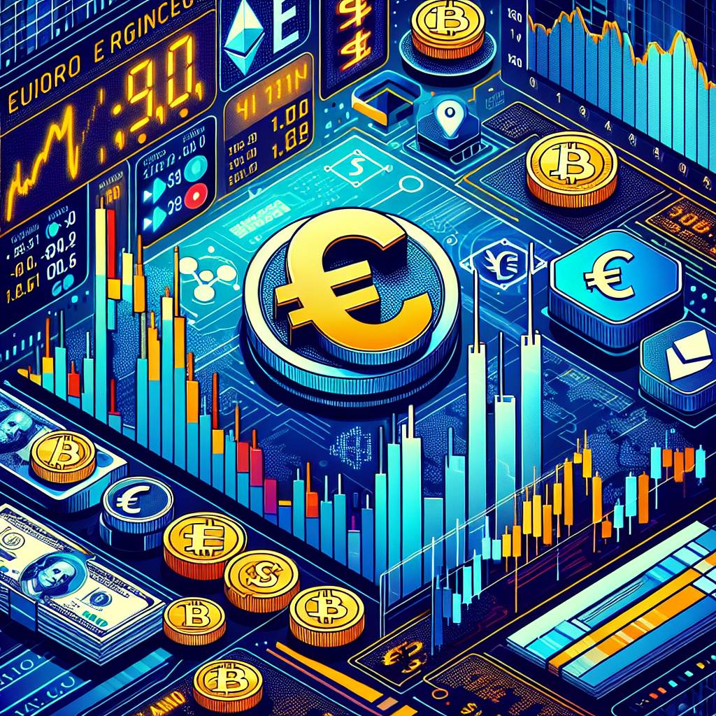 How does the euro price chart compare to other major cryptocurrencies?