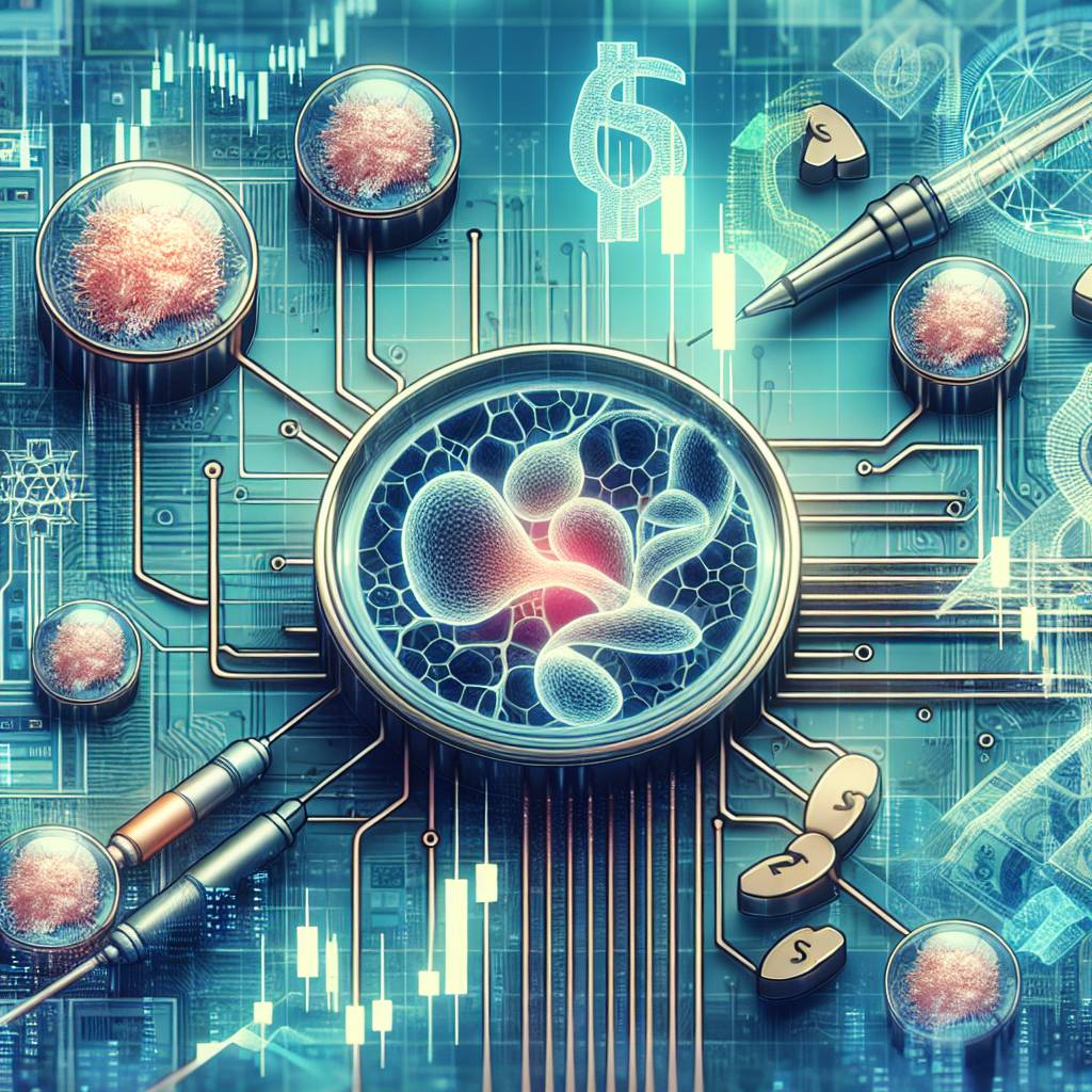 How can I invest in stem cell companies using digital currencies?