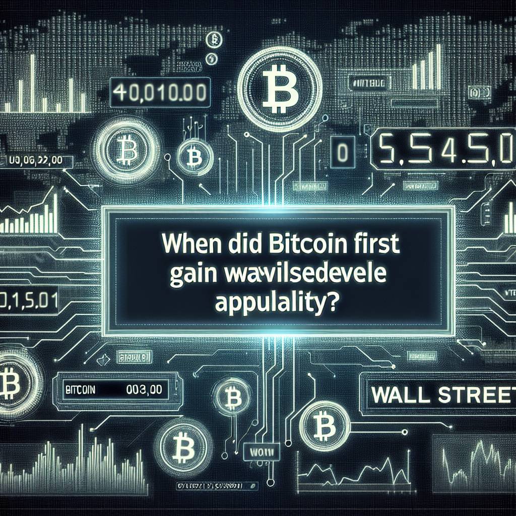 When did the stock market crash affect the value of Bitcoin?