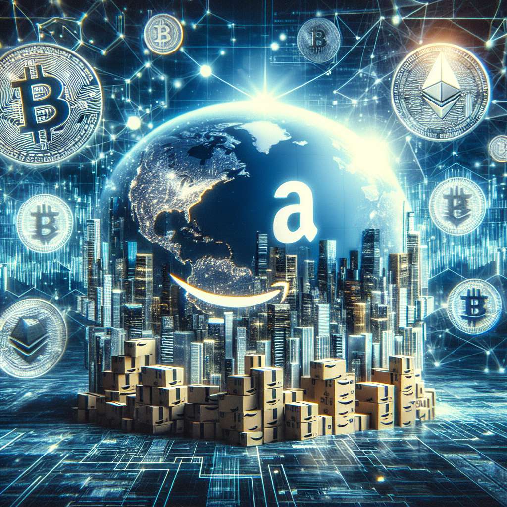 What role does Amazon play in the adoption of cryptocurrencies through its acquisitions?