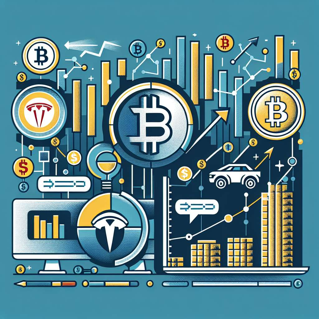 How does the ownership of digital currencies among Tesla shareholders compare to traditional investments?