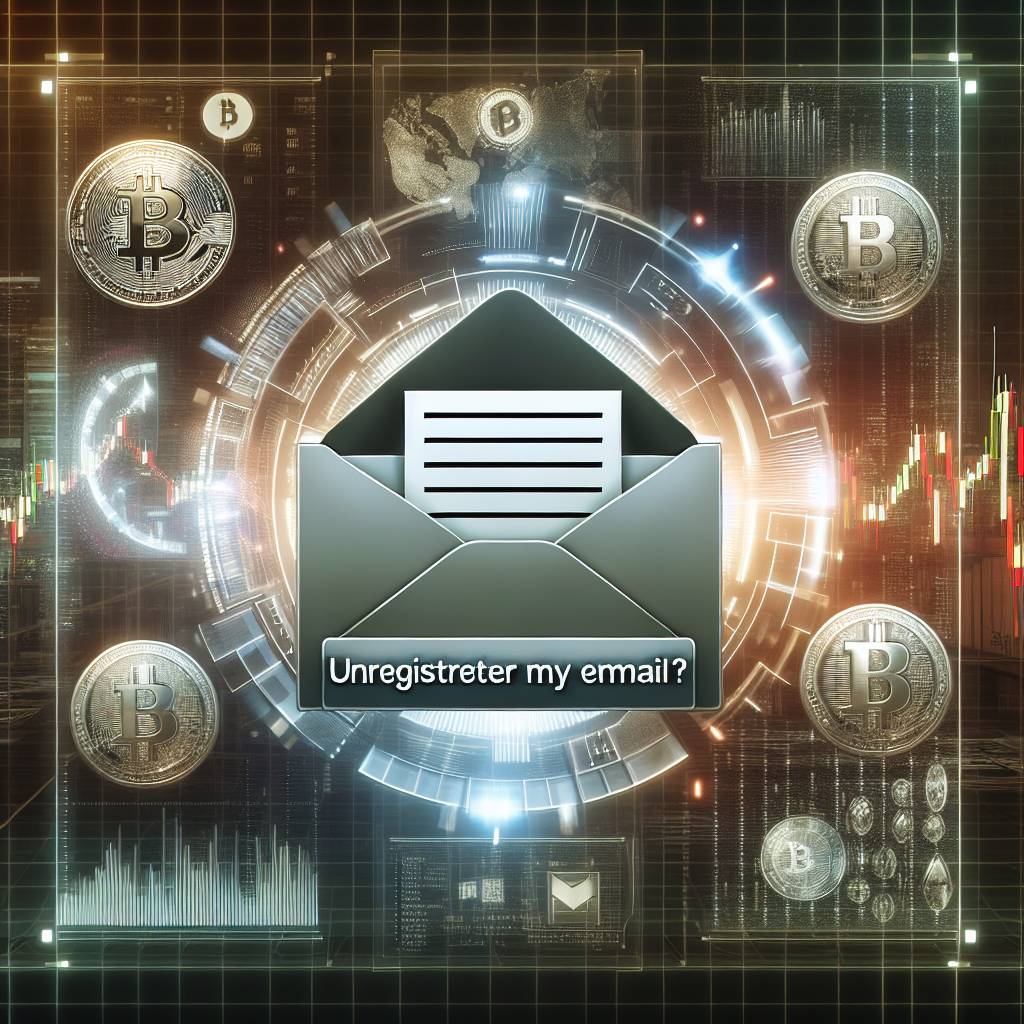 How can I unregister my email from a cryptocurrency exchange?
