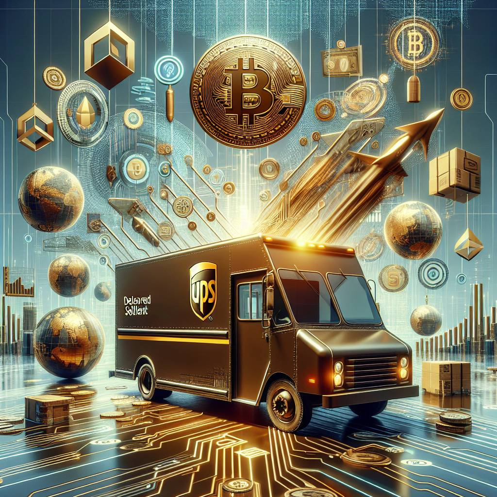 How does the dividend payout ratio of UPS affect cryptocurrency investors?