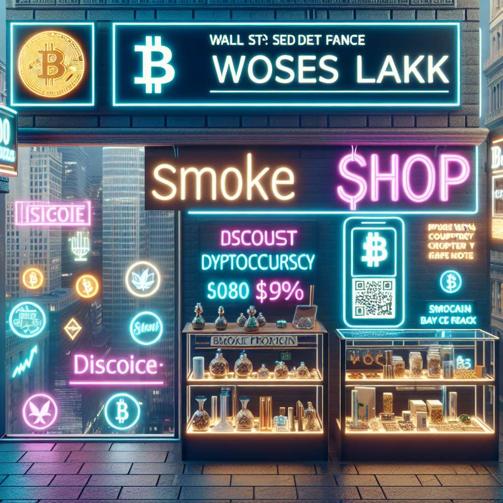Are there any smoke shops in Wesley Chapel that offer discounts for customers paying with cryptocurrency?
