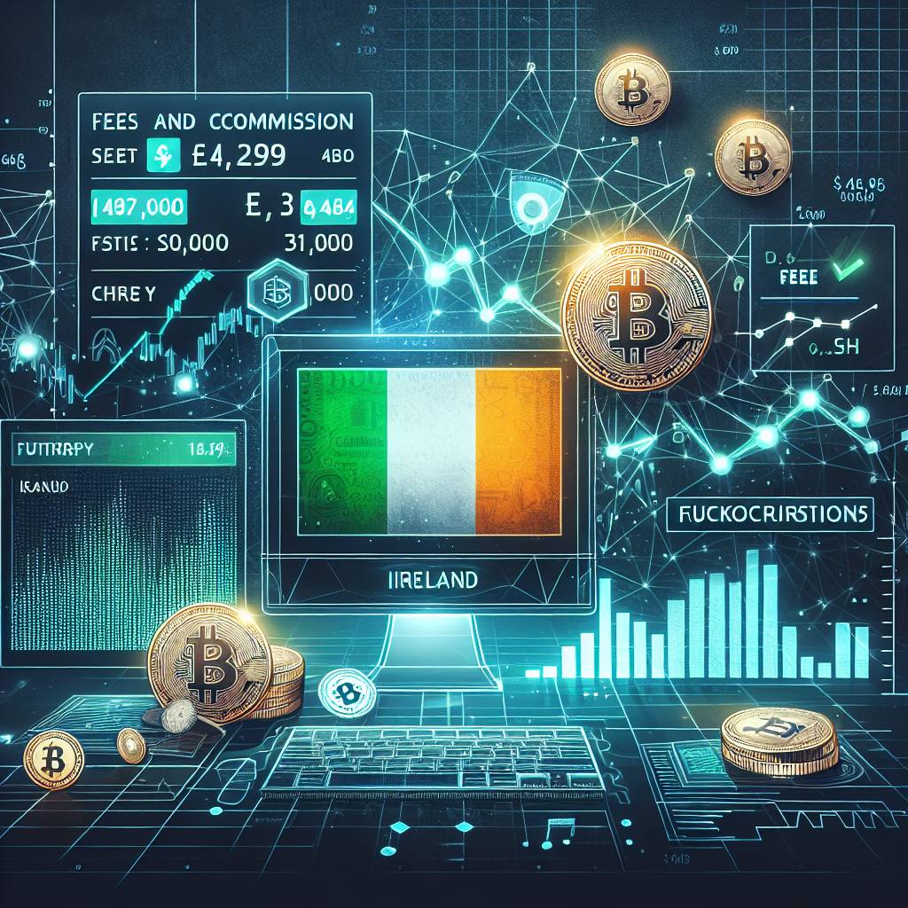 What are the fees and commissions for trading cryptocurrencies with interactive brokers in Ireland?