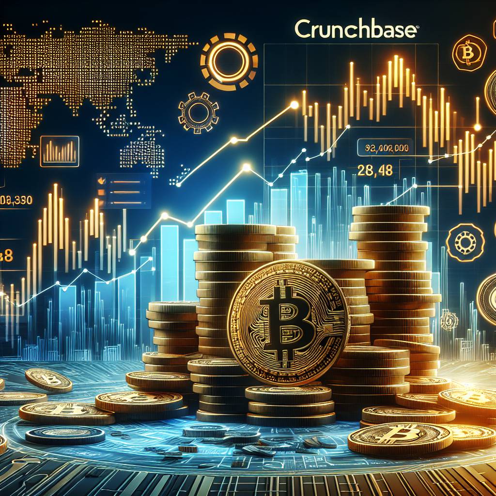 What are the major investments made by Crunchbase in the cryptocurrency sector?